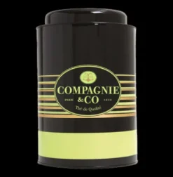 Cheap Compagnie & Co Empty 1Kg Tea Metal Tin (Black/Green)