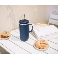 Cheap Compagnie & Co Insulated Cold Cup with handle (600ml) - Dark Blue