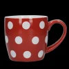 Sale Compagnie & Co Red & white polka-dot Mug
