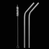 Best Compagnie & Co Set of 2 straws with brush